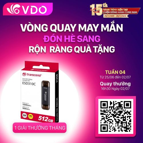 Vòng quay may mắn - tặng ngay ổ cứng ssd 🎁🎁🎁