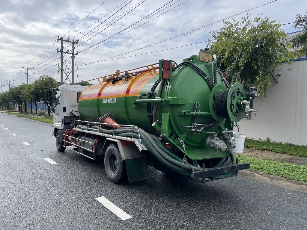 Dịch vụ hút hầm cầu, hút bể phốt tại Thuận An, Bình Dương