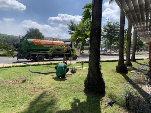 Dịch vụ hút hầm cầu, hút bể phốt tại Thuận An, Bình Dương
