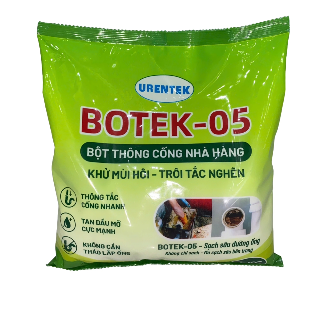 Bột thông cống Botek 05 - Giải pháp xử lý dầu mỡ hoàn hảo